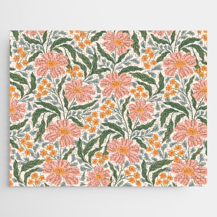 Mila I - boho nature inspired illustration Jigsaw Puzzle Gallery Image 1