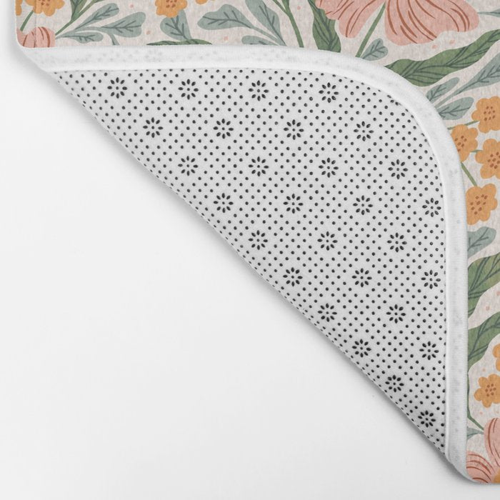 Mila I - boho nature inspired illustration Bath Mat Gallery Image 2