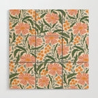 Mila I - boho nature inspired illustration Wood Wall Art Gallery Image 1