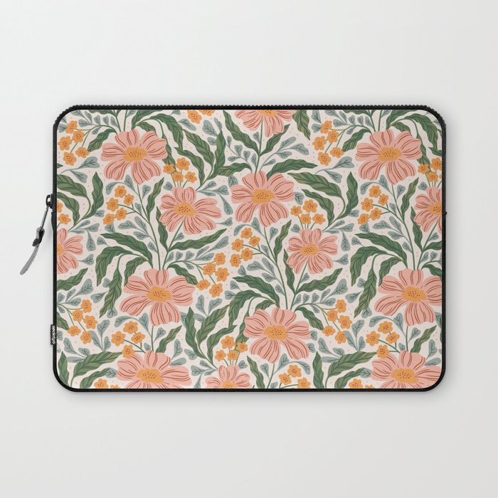 Mila I - boho nature inspired illustration Laptop Sleeve Gallery Image 1