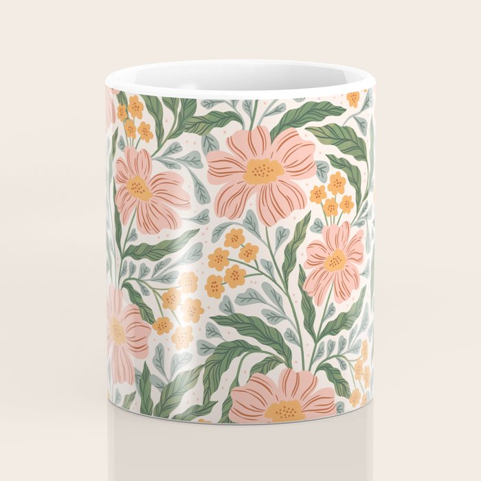 Mila I - boho nature inspired illustration Coffee Mug Gallery Image 4