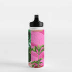 Pink Building Architecture | Pop Art Travel House Painting | Modern Bohemian Décor Spain Palace Water Bottle Gallery Image 3