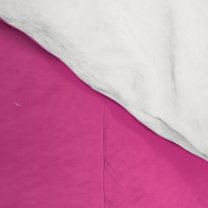 Pink Building Architecture | Pop Art Travel House Painting | Modern Bohemian Décor Spain Palace Comforter Gallery Image 4