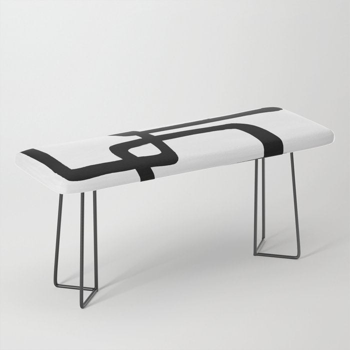 Mod Ink White Background Bench Gallery Image 1