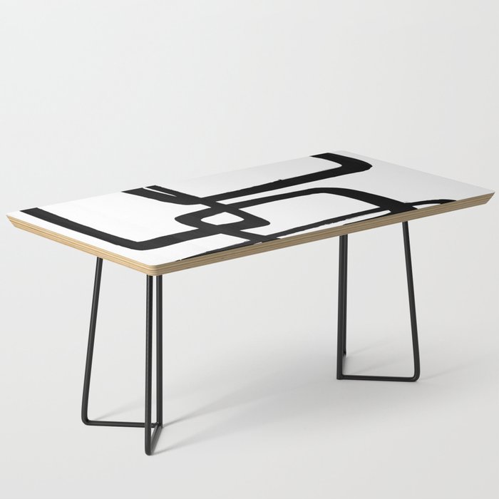 Mod Ink White Background Coffee Table Gallery Image 1
