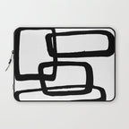 Mod Ink White Background Laptop Sleeve Gallery Image 1