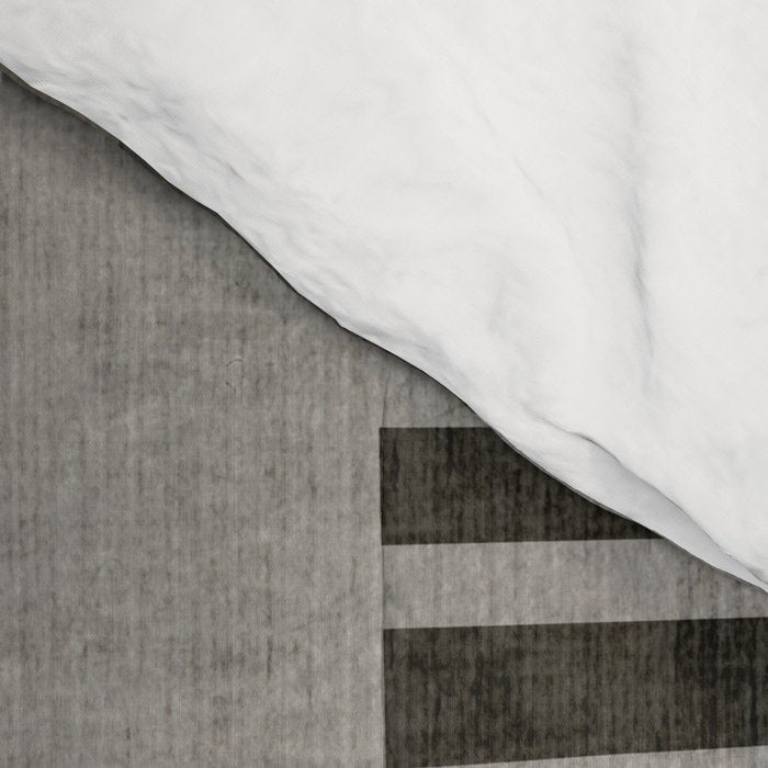 Olive Green Brown Gray Black Bold Lines Artwork Comforter Gallery Image 4