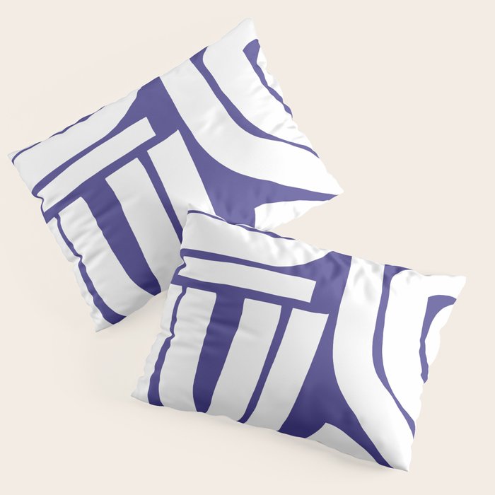 Abstract stripe mosaic Pillow Sham Gallery Image 3