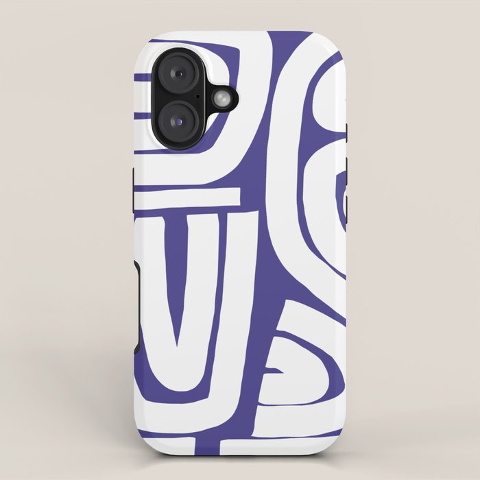 Abstract stripe mosaic iPhone Case Gallery Image 1