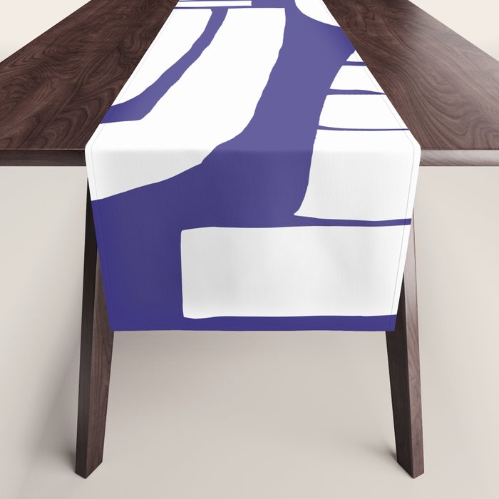 Abstract stripe mosaic Table Runner Gallery Image 1