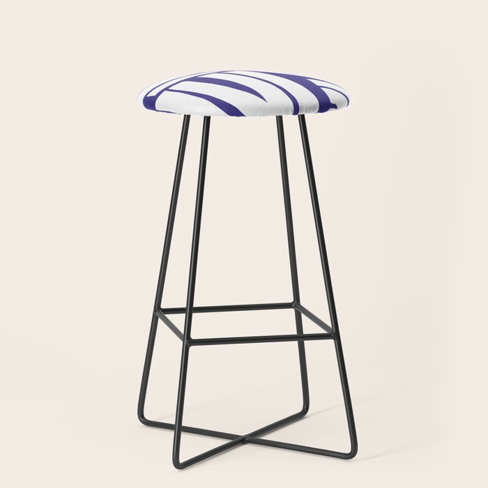 Abstract stripe mosaic Stool Gallery Image 1