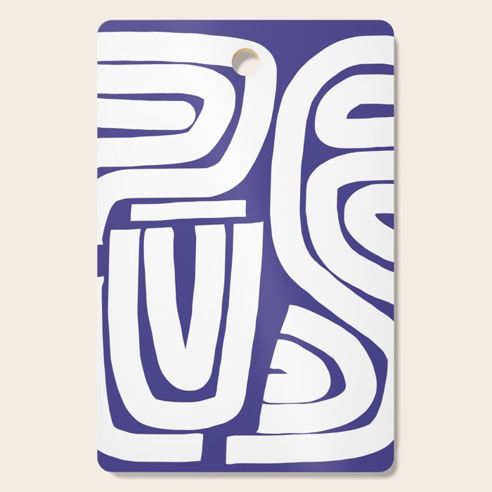 Abstract stripe mosaic Cutting Board Gallery Image 1