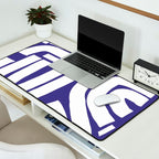 Abstract stripe mosaic Desk Mat Gallery Image 2