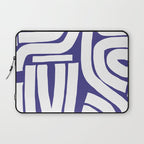 Abstract stripe mosaic Laptop Sleeve Gallery Image 1