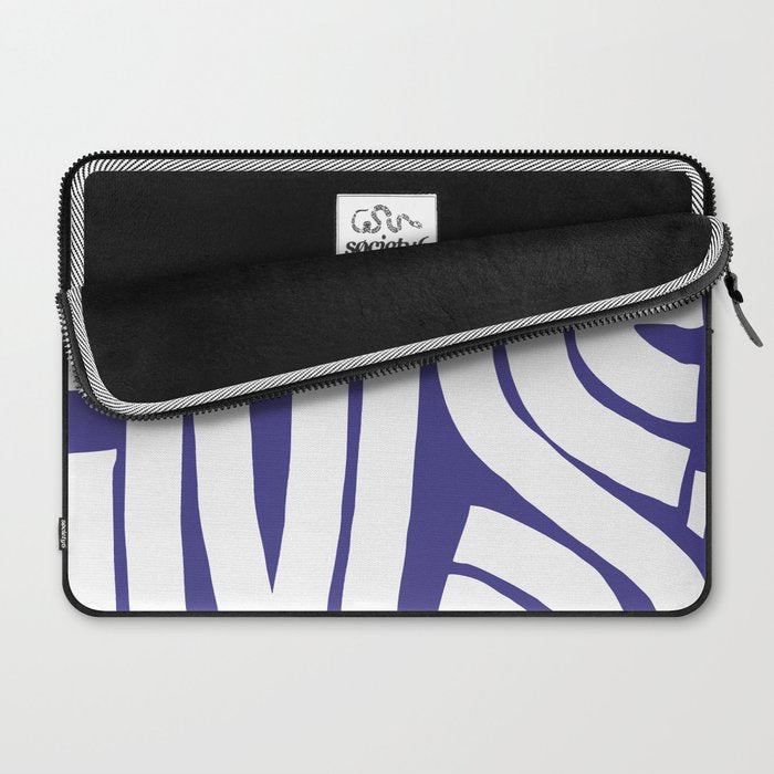 Abstract stripe mosaic Laptop Sleeve Gallery Image 2