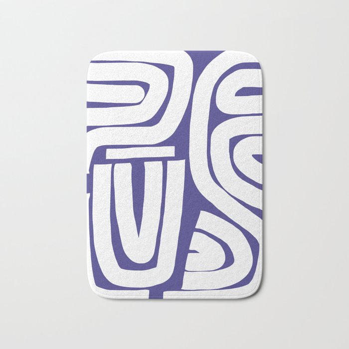 Abstract stripe mosaic Bath Mat Gallery Image 1