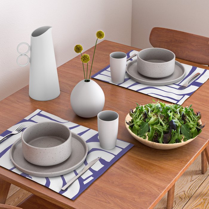 Abstract stripe mosaic Placemat Gallery Image 2