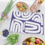 Abstract stripe mosaic Cutting Board Gallery Image 2