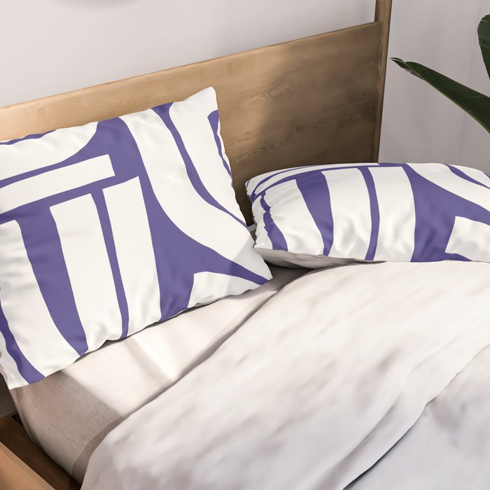 Abstract stripe mosaic Pillow Sham Gallery Image 2