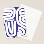 Abstract stripe mosaic Stationery Card Gallery Image 2