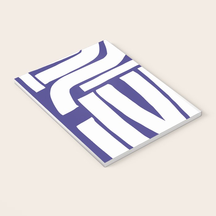 Abstract stripe mosaic Notebook Gallery Image 3