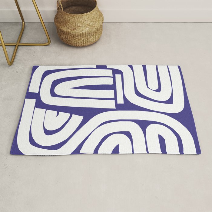 Abstract stripe mosaic Rug Gallery Image 1