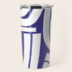 Abstract stripe mosaic Travel Mug Gallery Image 1
