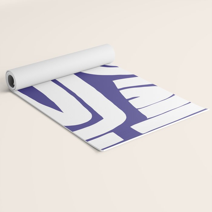 Abstract stripe mosaic Yoga Mat Gallery Image 2