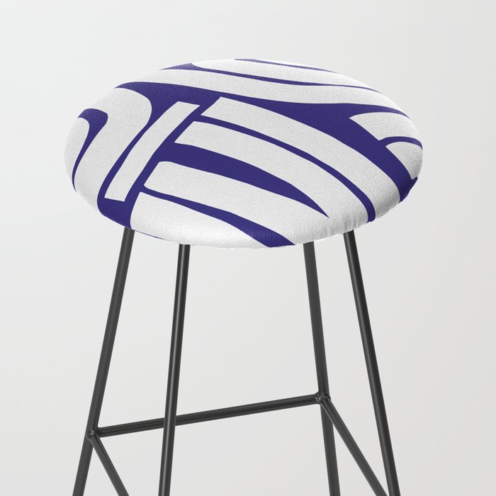 Abstract stripe mosaic Stool Gallery Image 2