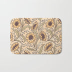 Sunflowers - gold Bath Mat Gallery Image 1