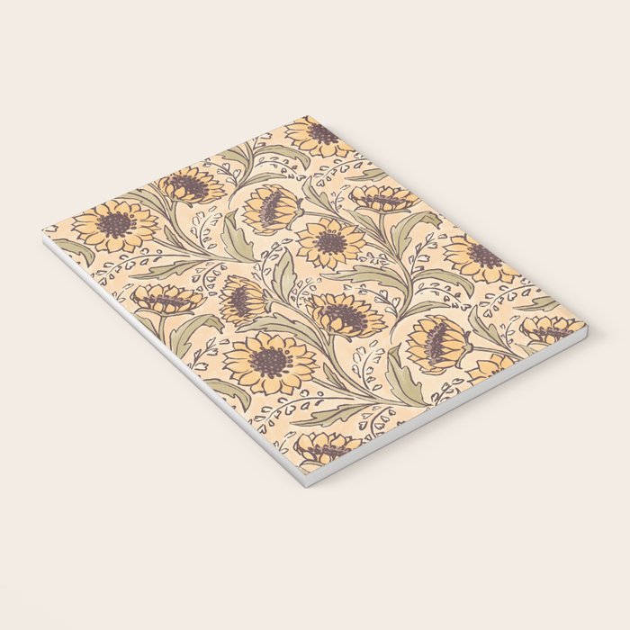 Sunflowers - gold Notebook Gallery Image 3