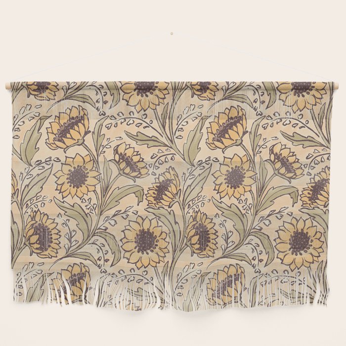 Sunflowers - gold Wall Hanging Gallery Image 1