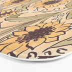 Sunflowers - gold Bath Mat Gallery Image 3