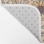Sunflowers - gold Bath Mat Gallery Image 2