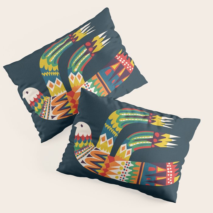 Native Bird Pillow Sham Gallery Image 1