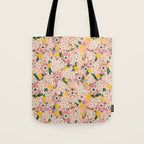 Floral Collage  Tote Bag Gallery Image 1