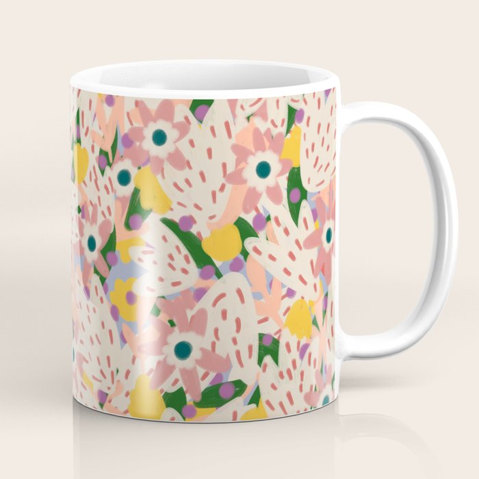 Floral Collage  Coffee Mug Gallery Image 1