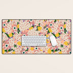 Floral Collage  Desk Mat Gallery Image 1