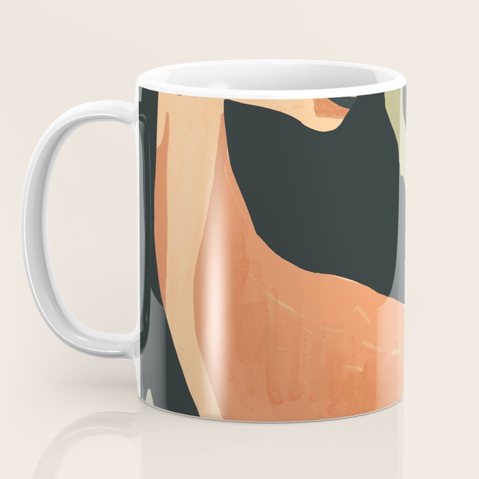 Minimal Abstract Art Deer Coffee Mug Gallery Image 3