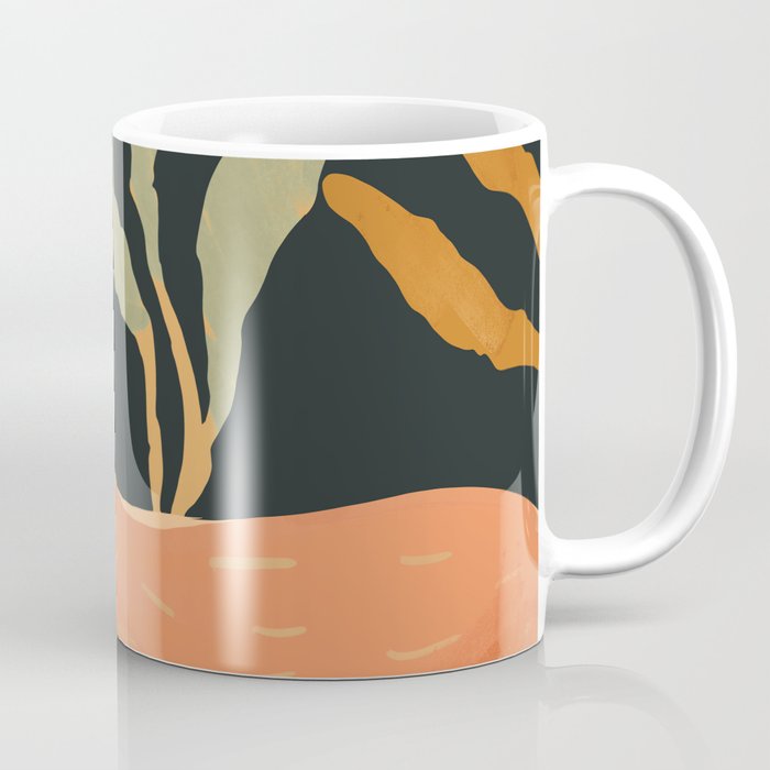 Minimal Abstract Art Deer Coffee Mug Gallery Image 1
