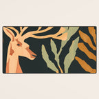 Minimal Abstract Art Deer Desk Mat Gallery Image 3