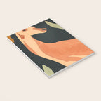 Minimal Abstract Art Deer Notebook Gallery Image 3