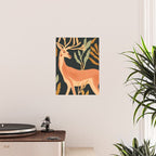 Minimal Abstract Art Deer Poster Gallery Image 2