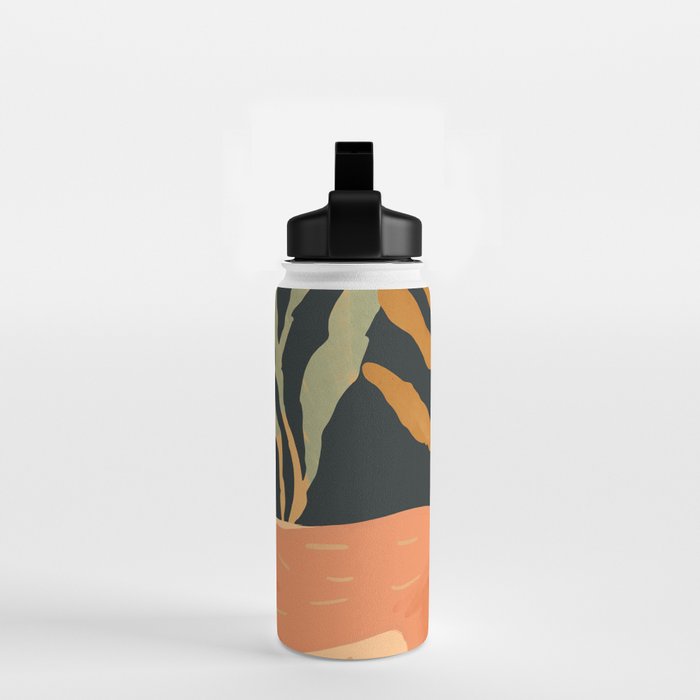 Minimal Abstract Art Deer Water Bottle Gallery Image 2