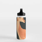 Minimal Abstract Art Deer Water Bottle Gallery Image 3