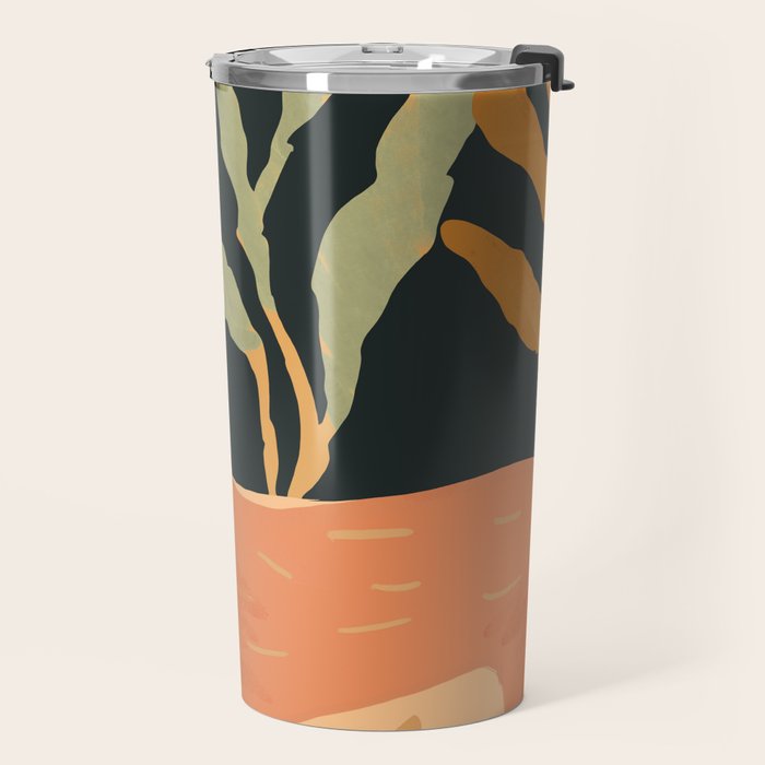 Minimal Abstract Art Deer Travel Mug Gallery Image 2