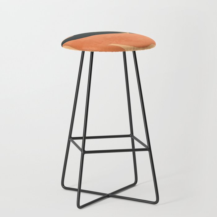 Minimal Abstract Art Deer Stool Gallery Image 1
