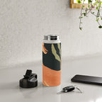 Minimal Abstract Art Deer Water Bottle Gallery Image 4