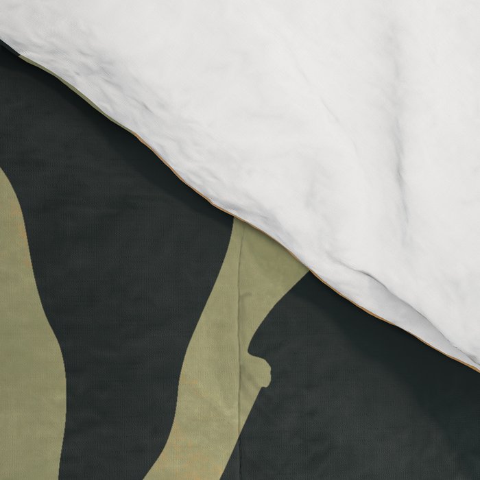 Minimal Abstract Art Deer Comforter Gallery Image 4