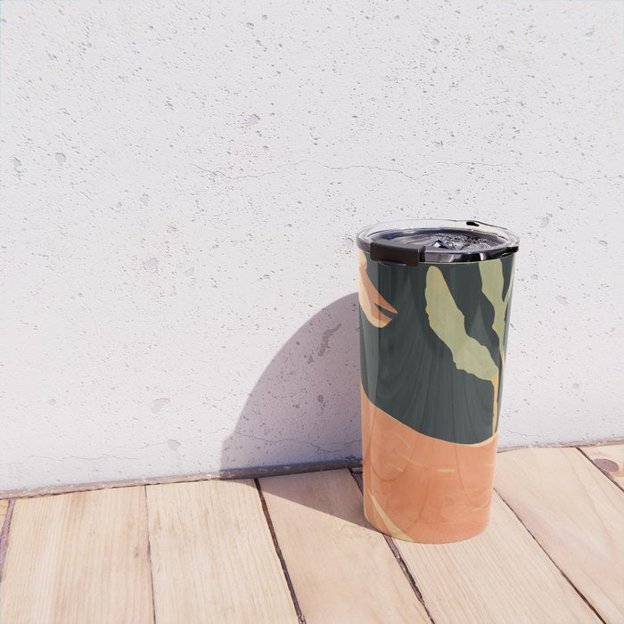 Minimal Abstract Art Deer Travel Mug Gallery Image 4